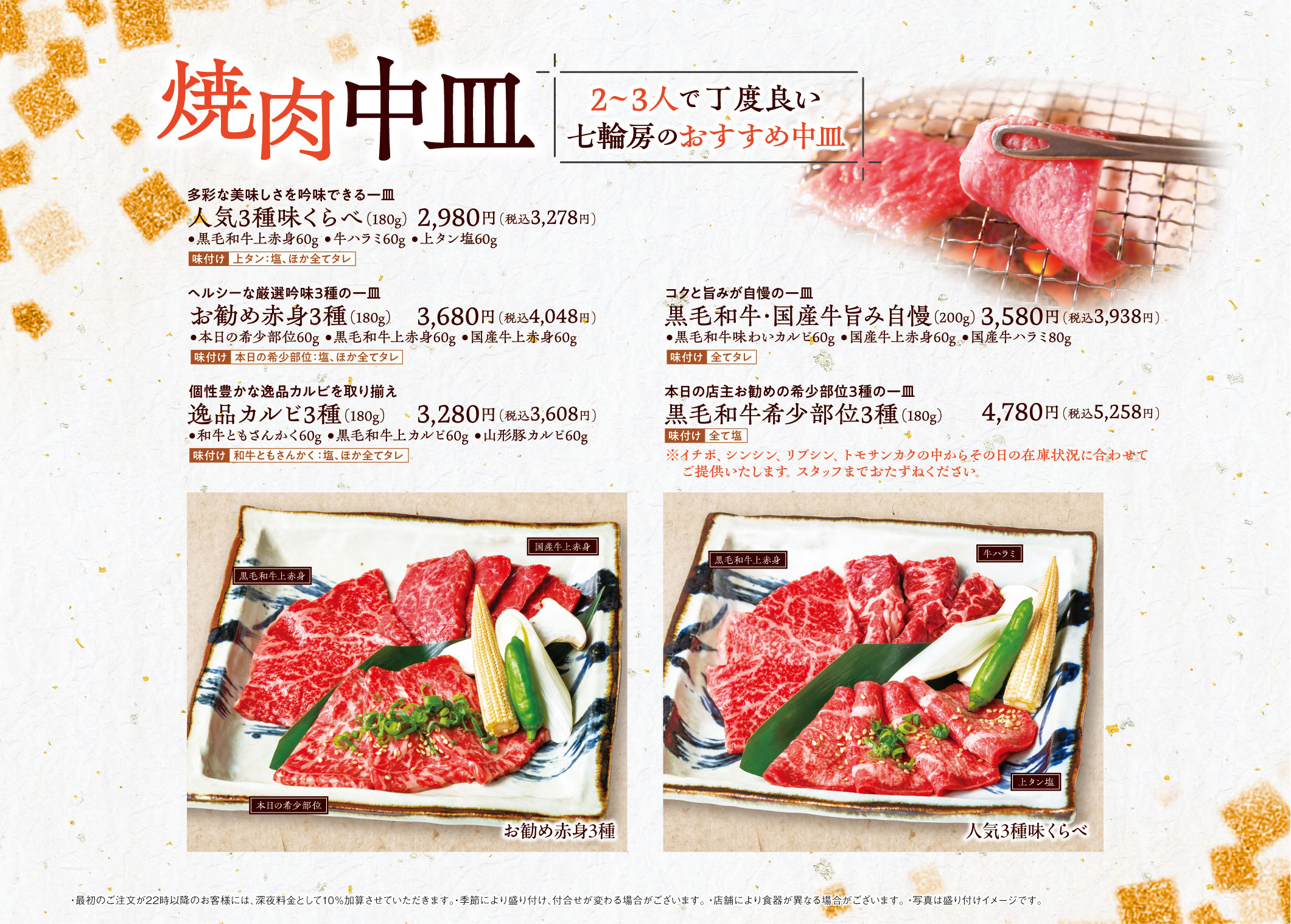 焼肉中皿