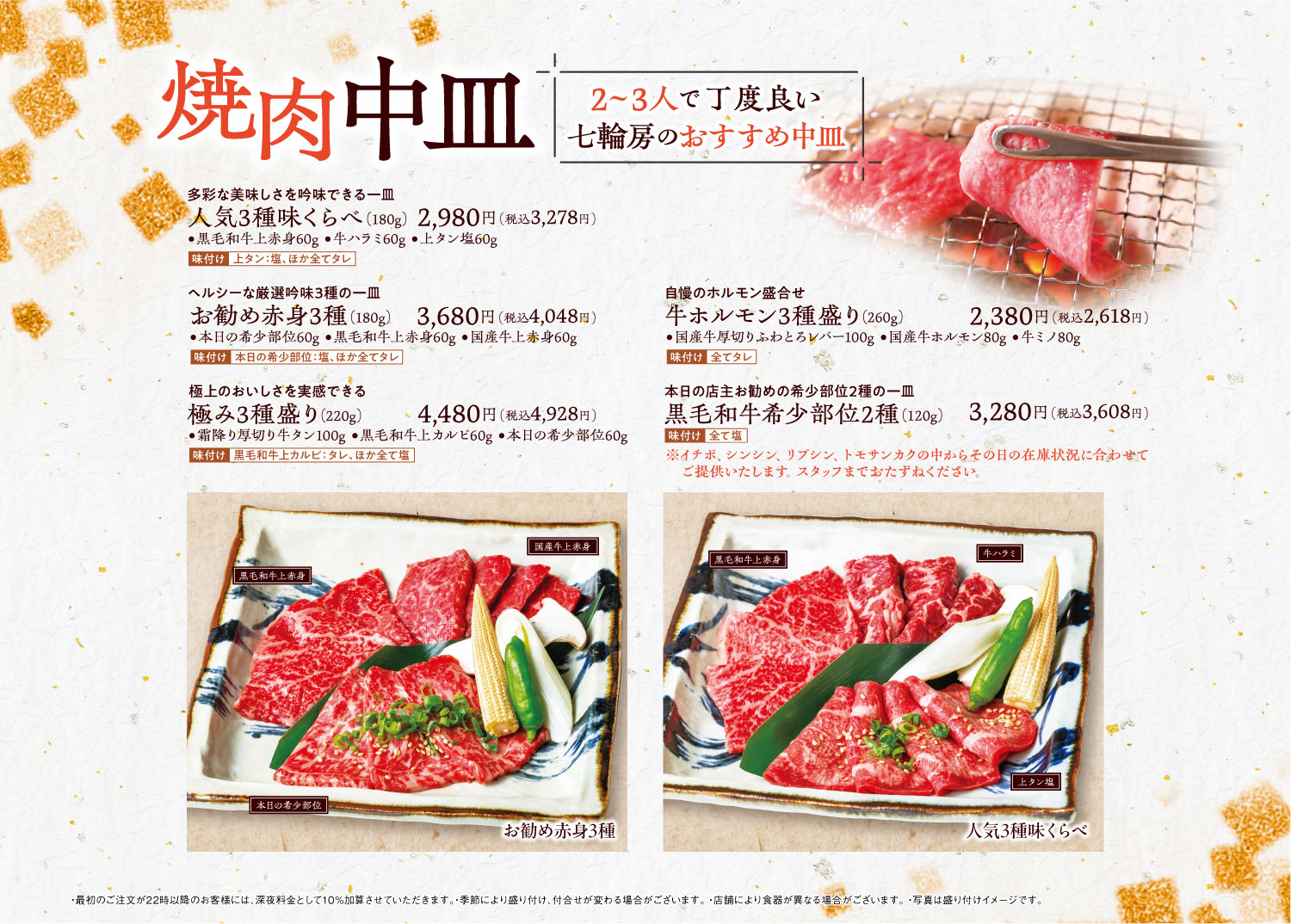 焼肉中皿